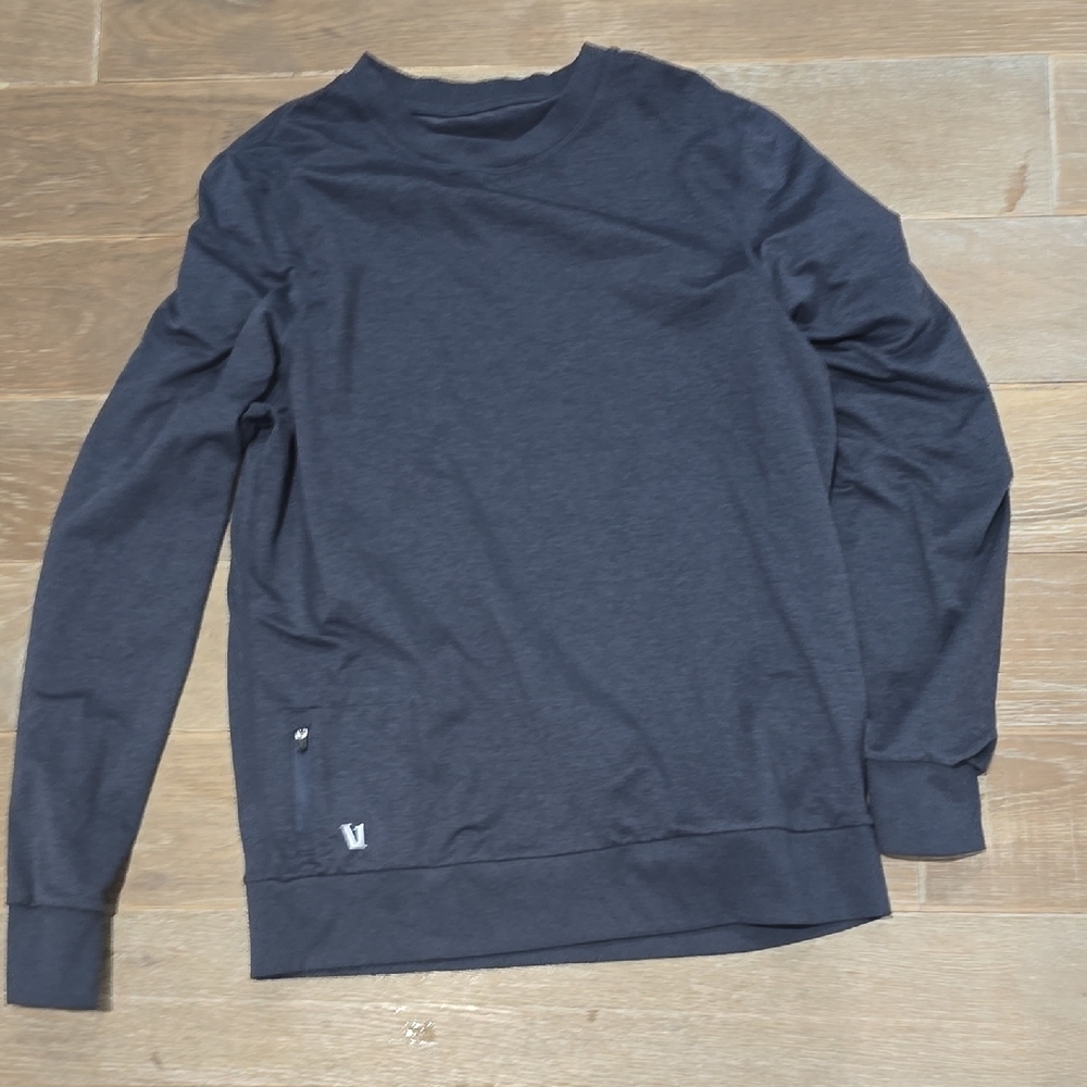 Vuori Men's Crewneck Sweater - Dark Gray